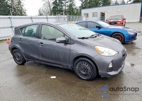 2012 Toyota Prius C from USA, damaged, VIN JTDKDTB39C1021191